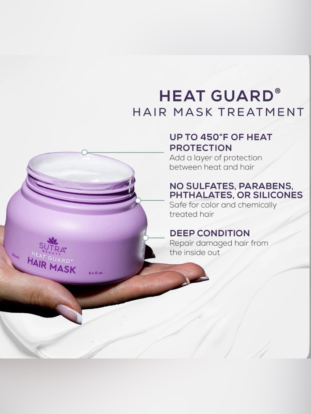 NEW Sutra Heat Guard Hair Mask